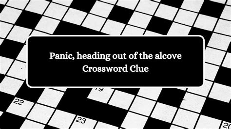 alcove crossword